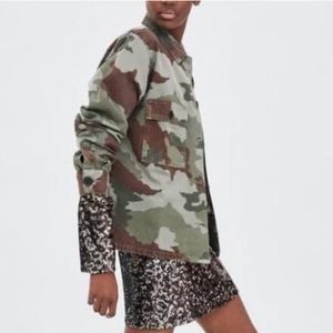 Zara Camouflage Jacket